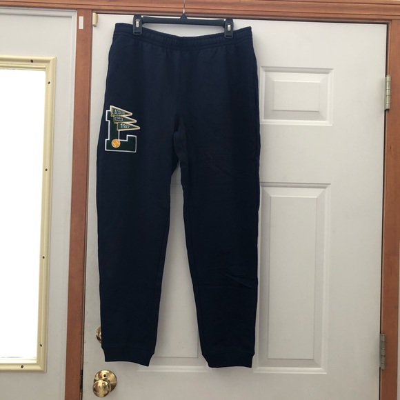 NWT Lacoste varsity Pennants L Badge Fleece Tracksuit Pants size large - Picture 8 of 10